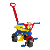 Kendy Triciclo Baby Dog Azul E Vermelho Suporta 16kg