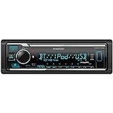 Kenwood Estéreo Automotivo Bluetooth Kmm-bt38 Com Porta Usb, Rádio Am/fm, Leitor De Mp3, Lcd Multicolorido, Rosto Destacável, Alexa Integrada, Compatível Com Sintonizador Siriusxm