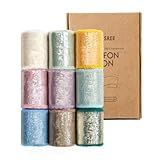 KEOSREE Fita De Chiffon De Seda Multicolorida Fita De Seda Brilhante Desgastada Para Buquê De Flores De Noiva Convites Para Decoração De Casamento Artesanato Faça Você Mesmo 3 8
