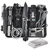 KEPEAK Equipamento De Sobrevivência Kit De Emergência Profissional Kit De Sobrevivência Ao Ar Livre Para Acampamento Caminhada Terremoto E Outras Emergências