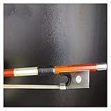 Kerrey 4 4 Tamanho Violino Bow Brazilwood Stick Octagonal Ebony Sapo Com Ã Nico Olho Níquel Prata Peças Arco Violino Estudante Color 4 4 