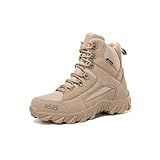 Kervaky Botas Táticas Masculinas Botas Militares Botas De Trabalho Botas Duráveis Botas De Escalada Botas Para Uso Ao Ar Livre Botas Leves Bege 41