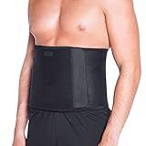 Kestal Faixa Cinta Abdominal  Suporte Lombar Preto  130cm