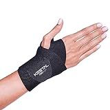 Kestal Munhequeira Ajustável Neosoft- Protetor De Punho- órtese Preto- Único Ajustável