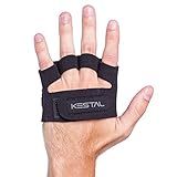 Kestal Protetor Mini Palma Luva Protetora Protetor Palmar Musculação Crossfit Preto P