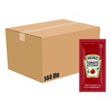 Ketchup Heinz Tradicional Caixa Fechada Com 144 Sachês De 7g