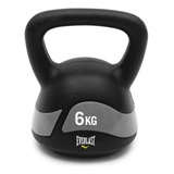 Kettlebell 6kg Everlast Emborrachado Crossfit Academia