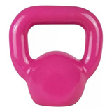 Kettlebell 8 Kg Rosa Emborrachado Treino Academia