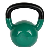 Kettlebell Aço Verde Emborrachado C Alça Pintada 24 Kg