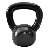 Kettlebell Emborrachado 4kg Athletic Para Treino Fitness Cor Preto