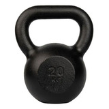 Kettlebell Pintado Ecodesign 20kg Domyos Cor Preto