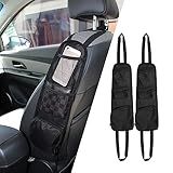 Kewucn 2 Peças De Protetor De Para-choque Dianteiro Traseiro Para Carro- Tira Protetora Anticolisão Antiarranhões Para Veículos- Capa Texturizada De Fibra De Carbono- Ajuste Universal Para A Maioria Dos Carros