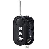 Keymall Capa De Substituição Para Chave De Carro Para RAM ProMaster 1500 2500 3500 City 2015 2019 Para Fiat 500 Ducato 3 Botões Just The Key Shell Preto