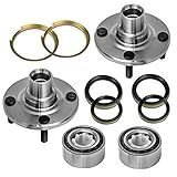 KEYOOG 2 Peças 518507 Somente Para Não ABS 4 Argolas Kit De Reparo Do Cubo Dianteiro Adequado Para Chevy Prizm 1998 2002 1993 1997 Geo Prizm 1988 2002 To Yota Corolla Cubo De Roda E Rolamento