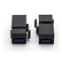 Keystone Preto Usb 3.0 Para Espelho