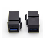 Keystone Preto Usb 3