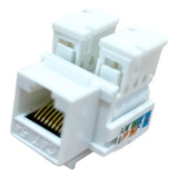 Keystone Rj45 Com 100 Pcs Cat5e Conector Femea Rj45 Utp Lan