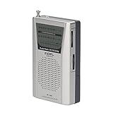 Kiboule BC R60 AM FM Rádio De Bolso Portátil Mini Rádio Reprodutor De Música Operado Por 2 Pilhas AA Alto Falante Sem Fio Para Casa E Ao Ar Livre