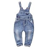 KIDSCOOL SPACE Macacão Jeans Com Forro Xadrez Para Bebês E Meninos Meninas Azul Claro 2 3 Anos