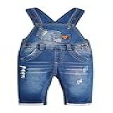 KIDSCOOL SPACE Macacão Jeans Rasgado Para