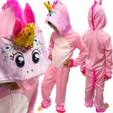 Kigurumi Infantil Pijama Leve Unicórnio Fantasia