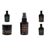 Kii Barba Shamp condic loção Balm oleo Completo carmesim
