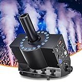 Kiinsehtoq Máquina De Jato Co2- Canhão 300 W Com Luzes Led- Coluna Ar Para Neblina Dmx Profissional- Fumaça Palco Dj- Casamento- Festa- Eventos- Festivais -1 Peça-