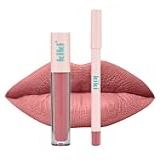 Kiki Kit De Lábios Com Batom Líquido Matte Stay All Day E Lipliner In DESTINY