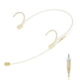 KIMAFUN Fone De Ouvido Microfone De Cabeça Profissional Para Pendurar Sobre A Orelha Microfone Condensador Compatível Com Sistema Sem Fio Sennheiser Transmissor De Bodypack Desempenho Teatro 