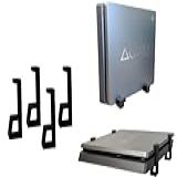 Kimalab Suporte Vertical Horizontal Para PS4 Original Playstation 4 Pés Estação De Resfriamento Para Console PS4 Slim Design Atualizado Para Ajuste Seguro PS4 Slim Preto 