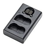 Kimaru Carregador De Bateria EN EL15 Carregador ENEL15 De Slot Duplo Para Carregador Nikon MH 25 E Nikon Z5 Z6 Z6II Z7 Z7II D780 D850 D7500 D500 D600 D610 D750 D800 D800E D810 D810 