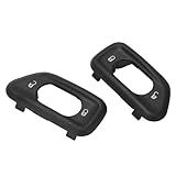 KIMISS 2 Peças Moldura Do Interruptor De Fechadura Da Porta 68185911AA 68185910AA Esquerda Direita Moldura Do Interruptor Da Porta Elétrica Para Wrangler 2011 A 2017 ABS 