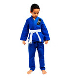 Kimono Azul Infantil Trancado