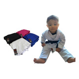 Kimono Bebe Karate/jiujitsu/judo/aikido Até 2 Anos + Brinde