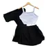 Kimono   Cropped   Short Saia Conjunto Feminina 3 Peças