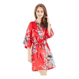 Kimono Curto De Cetim