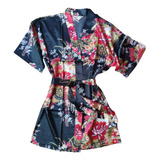 Kimono De Cetim Curto