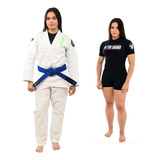 Kimono De Jiu Jitsu Trançado Fem Macaquinho Poliamida