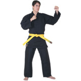 Kimono De Karate Preto Básico Em