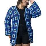 Kimono Feminino Em Croche