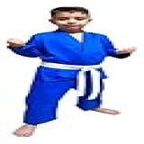 Kimono Infantil Brim Reforçado Acompanha Faixa Branca - Azul, 6 Anos (1,11m A 1,20m) - Unissexo - Kimono Para Artes Marciais (jiu-jitsu, Karatê, Judô, Hapkidô) - 100% Algodão - Crianças