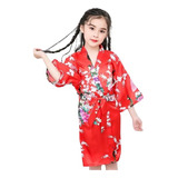 Kimono Infantil De Cetim