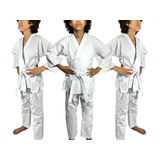 Kimono Infantil Haganah Karate Reforçado Faixa Branca