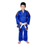 Kimono Infantil Jiu Jitsu Judo+ Faixa Cinza