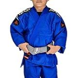 KIMONO INFANTIL JUDÔ E JIU JITSU AZUL M1 