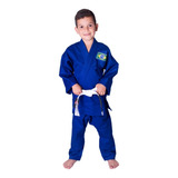 Kimono Infantil Judo Jiu Jitsu Reforçado Liso faixa 