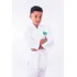 Kimono Infantil Judo Jiujitsu Reforçado Branco +faixa Grátis