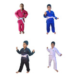 Kimono Infantil Judo Jiujitsu Reforçado Com