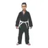 Kimono Infantil Liso Jiu Jitsu/judô Iniciante+faixa Gratis