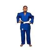 Kimono Infantil Reforçado Judo Jiu Jitsu  Haganah  Azul  M1